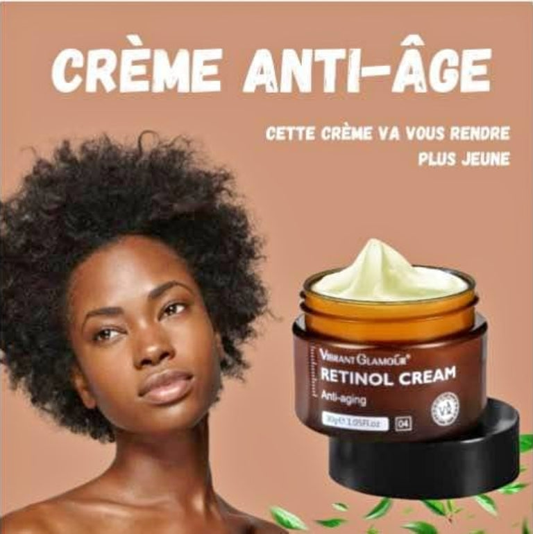 ⭐⭐⭐⭐⭐ (5/5) Plus de 6000 clients satisfaits  Crème Anti-Age au rétinol: cette crème va vous rendre plus jeune